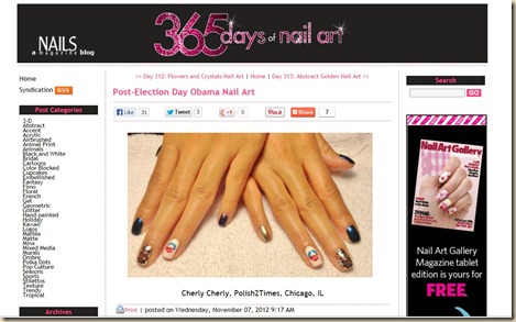 365NailArt Obama